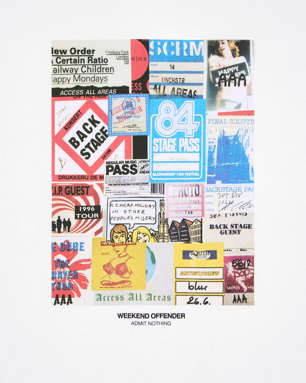 Passes Graphic T-Shirt White