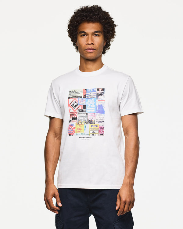 Passes Graphic T-Shirt White