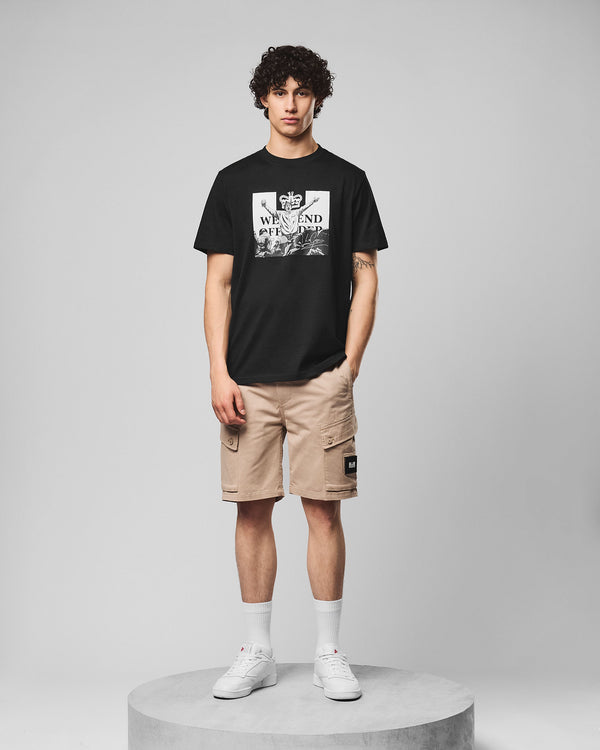 Leo Gregory Mono Graphic T-Shirt Black