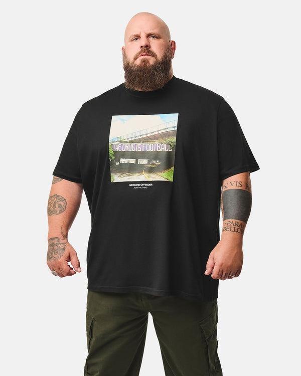 Plus Size - The Drug Graphic T-Shirt Black