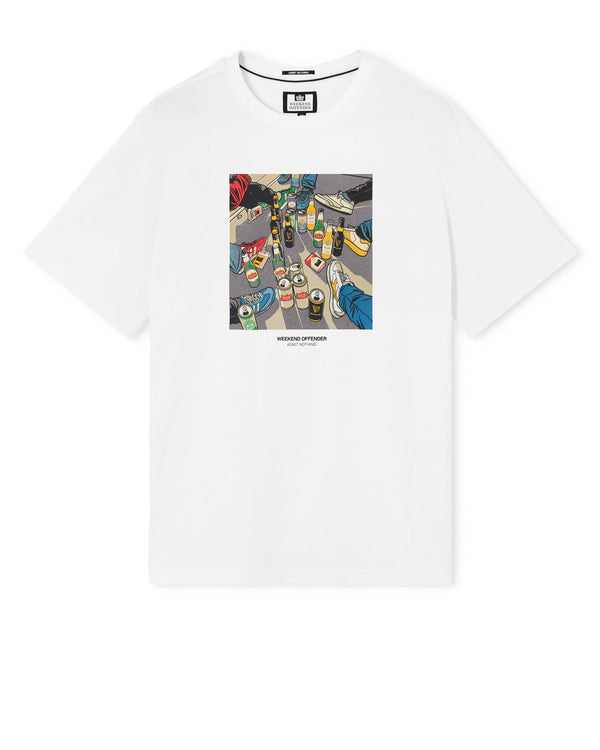 Imbibo Graphic T-Shirt White