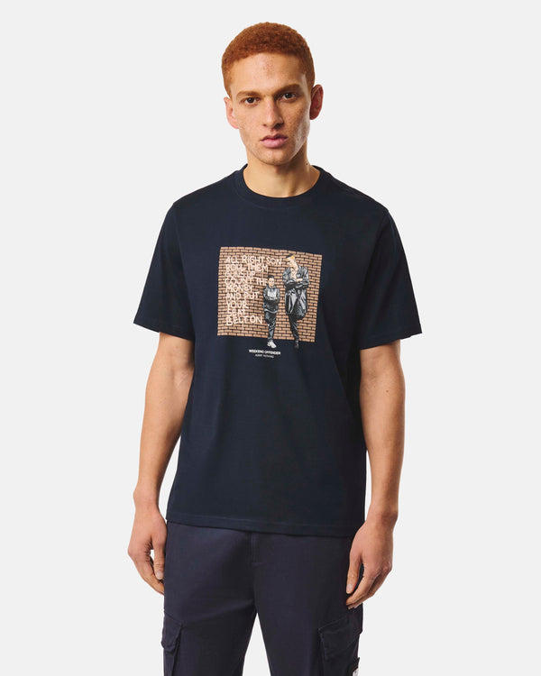 Pater Graphic T-Shirt Navy