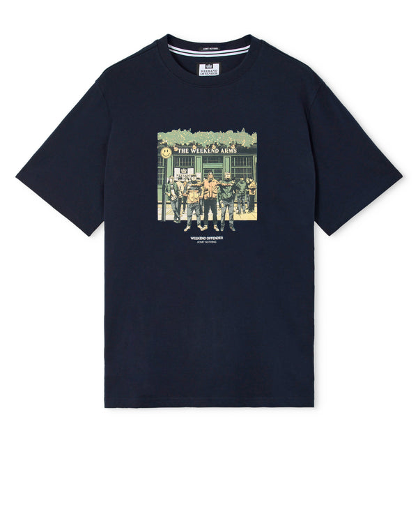 Taberna Graphic T-Shirt Navy