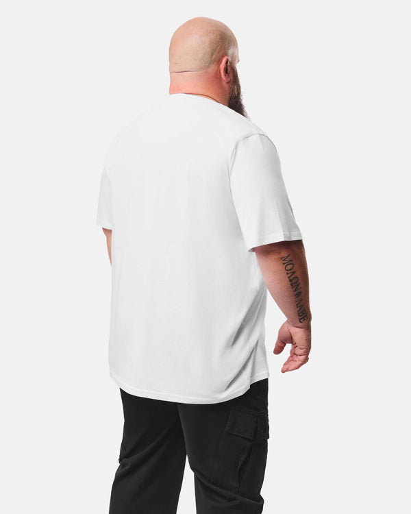 Plus Size - Saltatio Graphic T-Shirt White