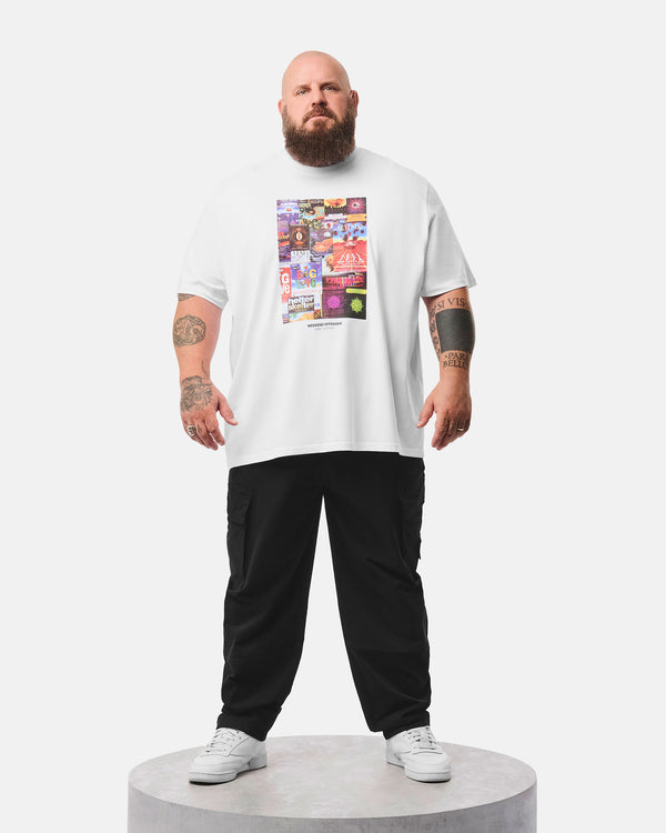 Plus Size - Saltatio Graphic T-Shirt White