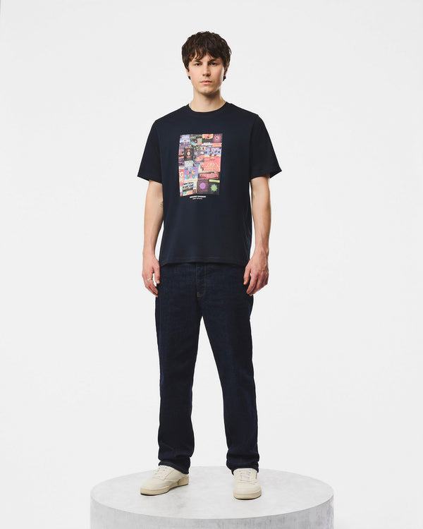 Saltatio Graphic T-Shirt Navy
