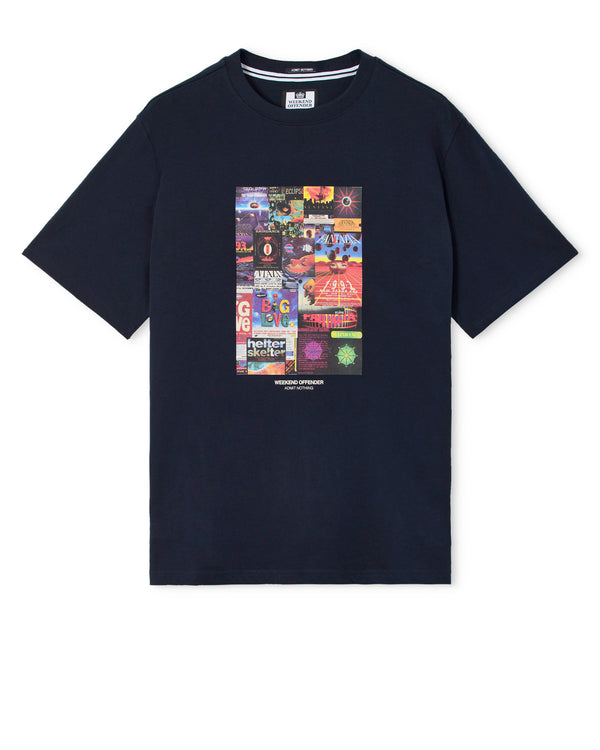 Saltatio Graphic T-Shirt Navy