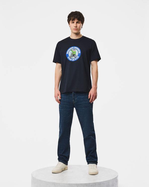 Vitae Graphic T-Shirt Navy