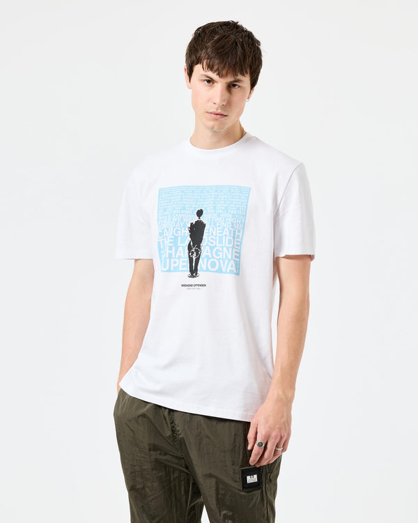 Supernova Graphic T-Shirt White/Blue