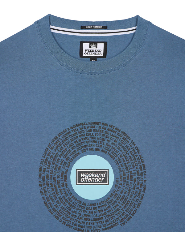 Supersonic Graphic T-Shirt Baltic Blue