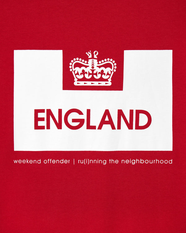 Country Series England T-Shirt Red