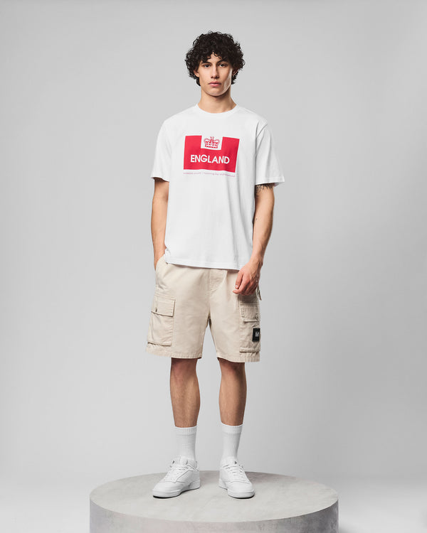 Country Series England T-Shirt White