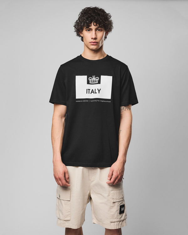 Country Series Italy T-Shirt Black