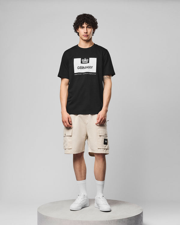 Country Series Deutschland T-Shirt Schwarz