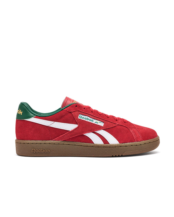 Reebok Club C Grounds Trainers Flash Red/White/Gum