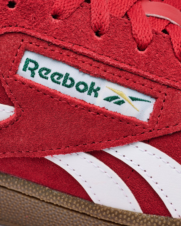 Reebok Club C Grounds Trainers Flash Red/White/Gum