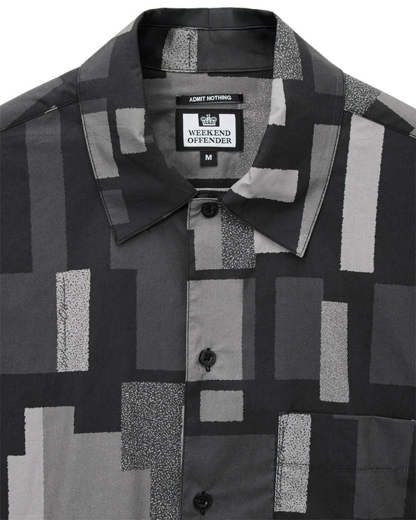 Ouzou Terrain Short Sleeve Shirt Black