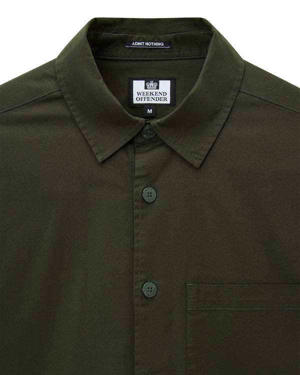 Lydden Shirt Black Forest Green