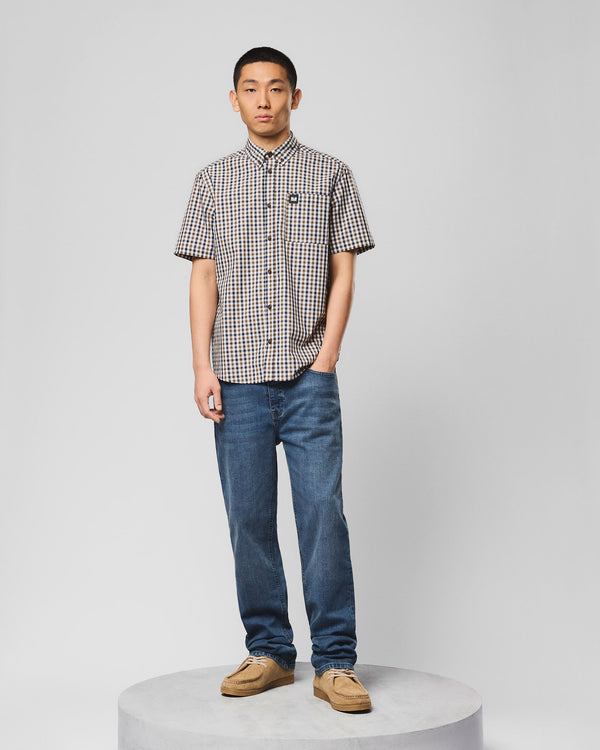 Joyce Short Sleeve Shirt Mid House Check