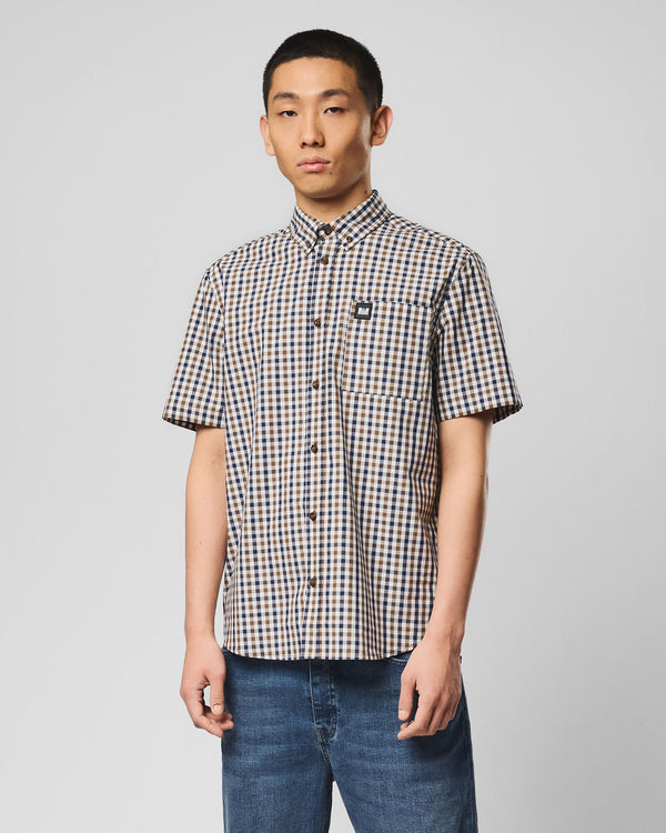 Joyce Short Sleeve Shirt Mid House Check