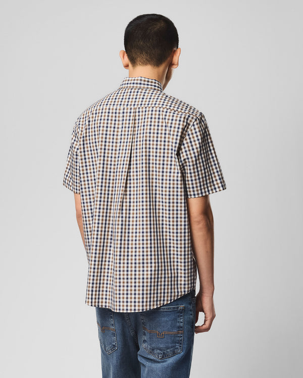 Joyce Short Sleeve Shirt Mid House Check