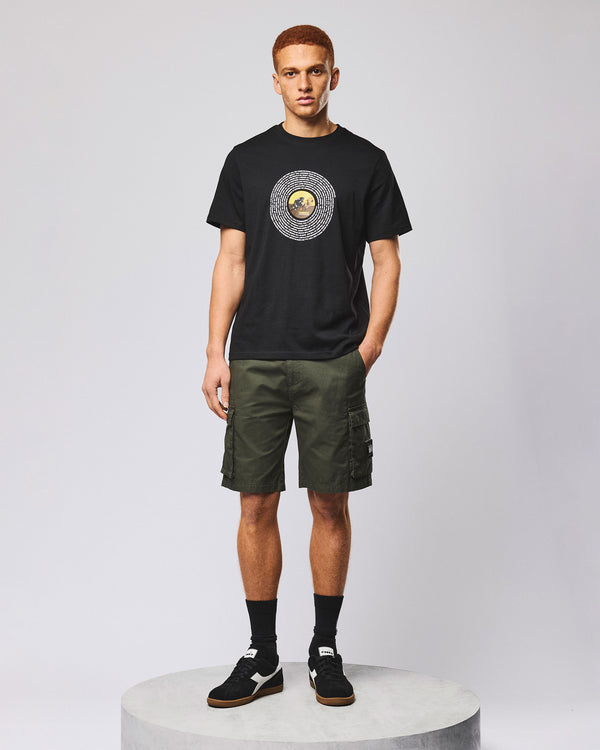 Mascia Cargo Short Black Forest Green