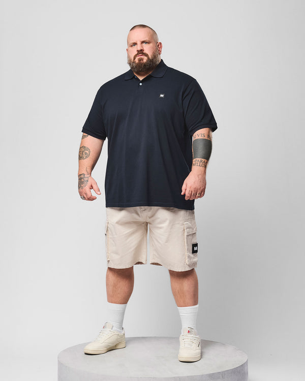 Übergröße - Mascia Cargo-Shorts Zement
