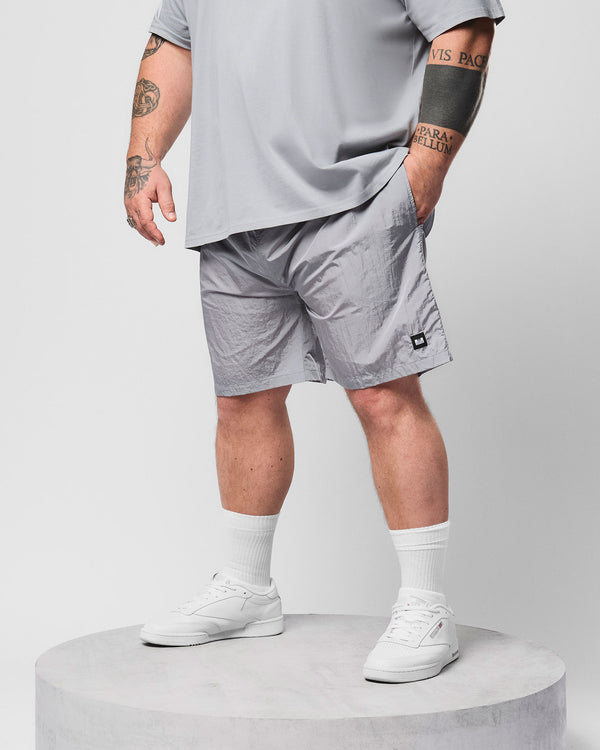 Plus Size - Stacks Swim Shorts Smokey Grey