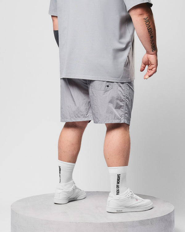 Plus Size - Stacks Swim Shorts Smokey Grey