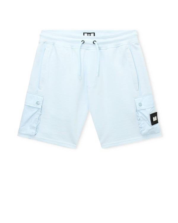 Plus Size - Nor'Easter Jogger Shorts Sky Blue