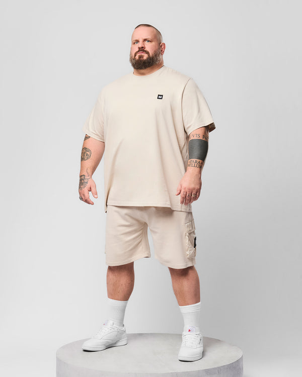 Plus Size - Nor'Easter Jogger Shorts Cement
