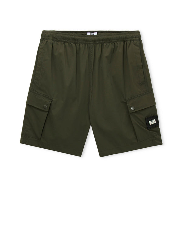 Baraki Cargo Short Nero Verde Foresta