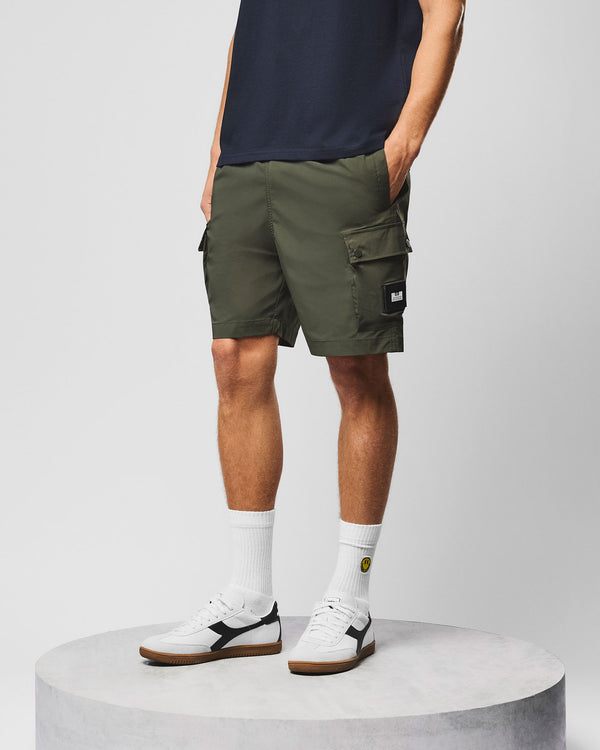 Baraki Cargo Short Nero Verde Foresta