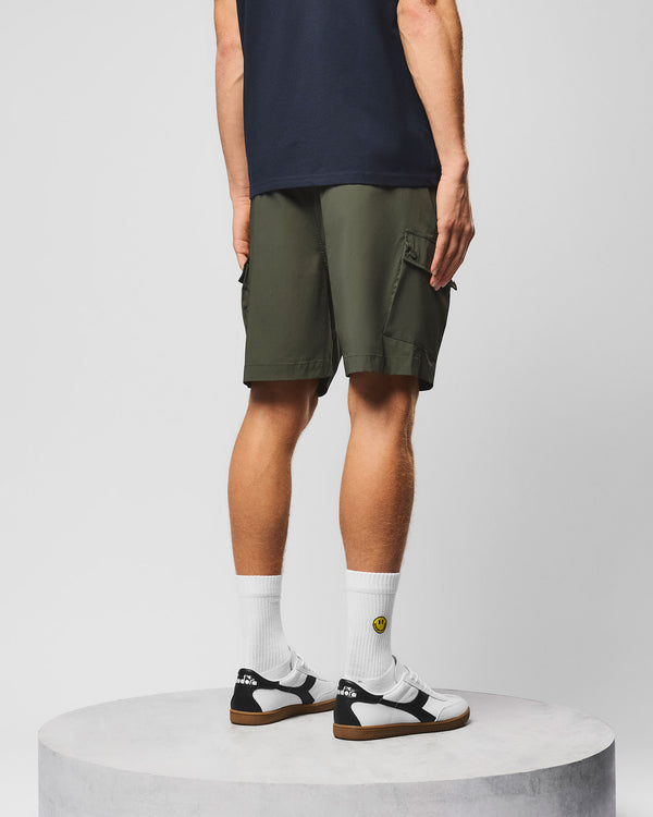 Baraki Cargo Short Nero Verde Foresta
