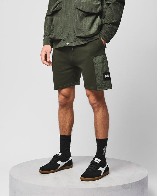 Chiyoda Jogger Short Black Forest Green