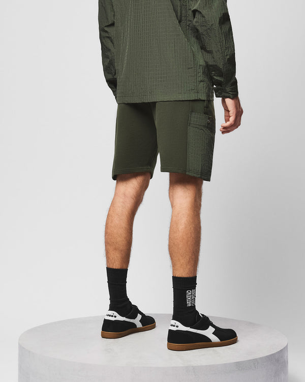 Chiyoda Jogger Short Black Forest Green