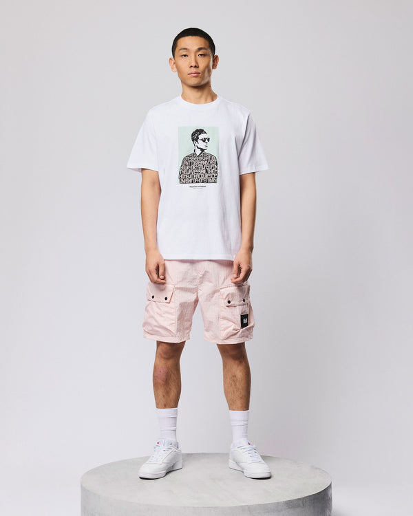 Pantaloncini cargo Zemmouri rosa tenue