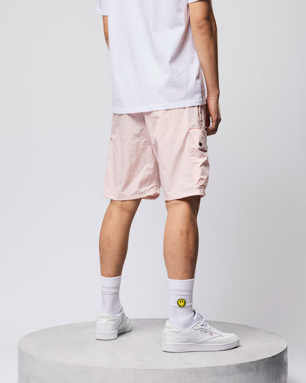 Pantaloncini cargo Zemmouri rosa tenue