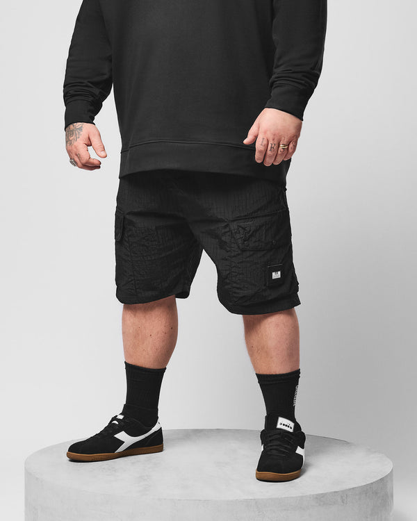 Plus Size - Zemmouri Cargo Shorts Black