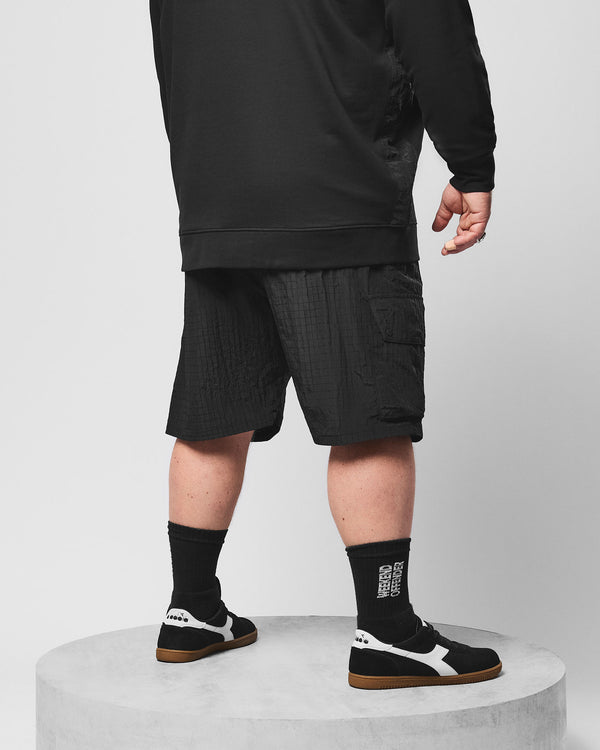 Plus Size - Zemmouri Cargo Shorts Black