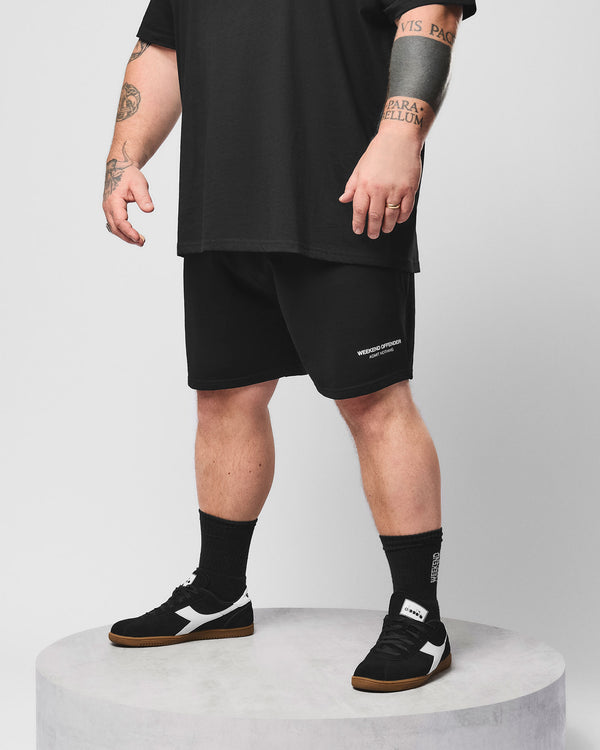 Plus Size - Mytros Jogger Shorts Black/Amazonite Green