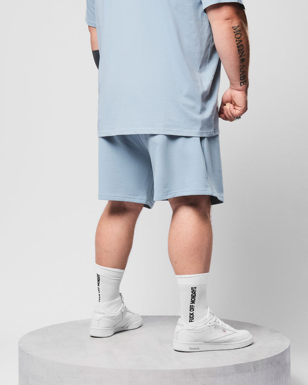 Plus Size - Mytros Jogger Shorts Blue Tourmaline/Black