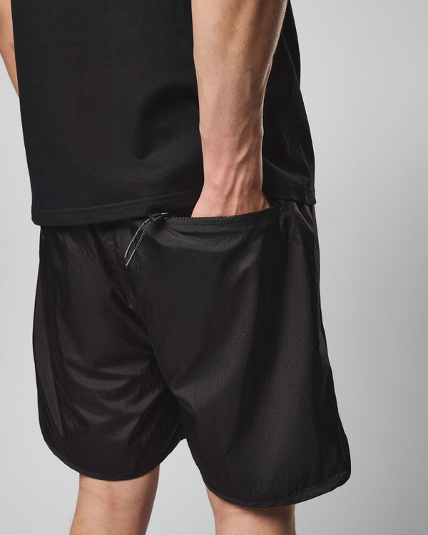 Micro WOAN Shell Shorts Schwarz