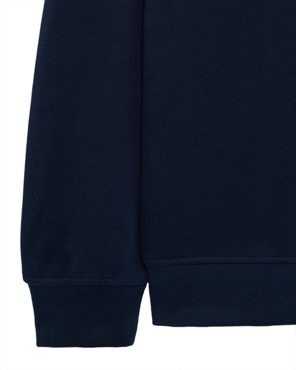 Kraviz Sweatshirt mit Viertelreißverschluss, Marineblau