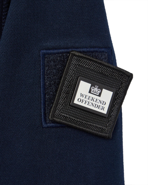 Kraviz Sweatshirt mit Viertelreißverschluss, Marineblau