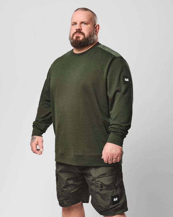 Plus Size - F Bomb Sweatshirt Black Forest Green