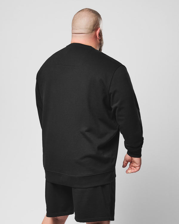 Plus Size - Raval Sweatshirt Black/Amazonite Green