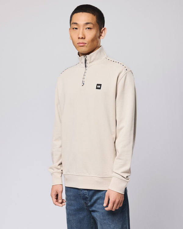 Matisa Quarter Zip Sweatshirt Cement