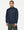 Kraviz Sweatshirt mit Viertelreißverschluss, Marineblau
