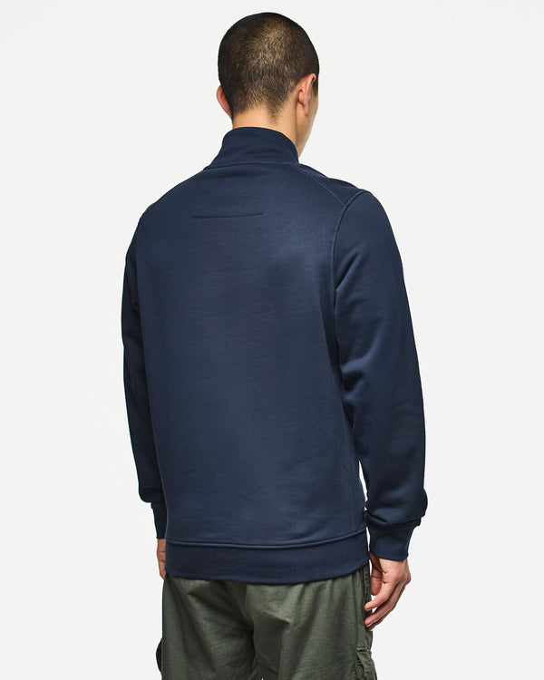 Kraviz Sweatshirt mit Viertelreißverschluss, Marineblau
